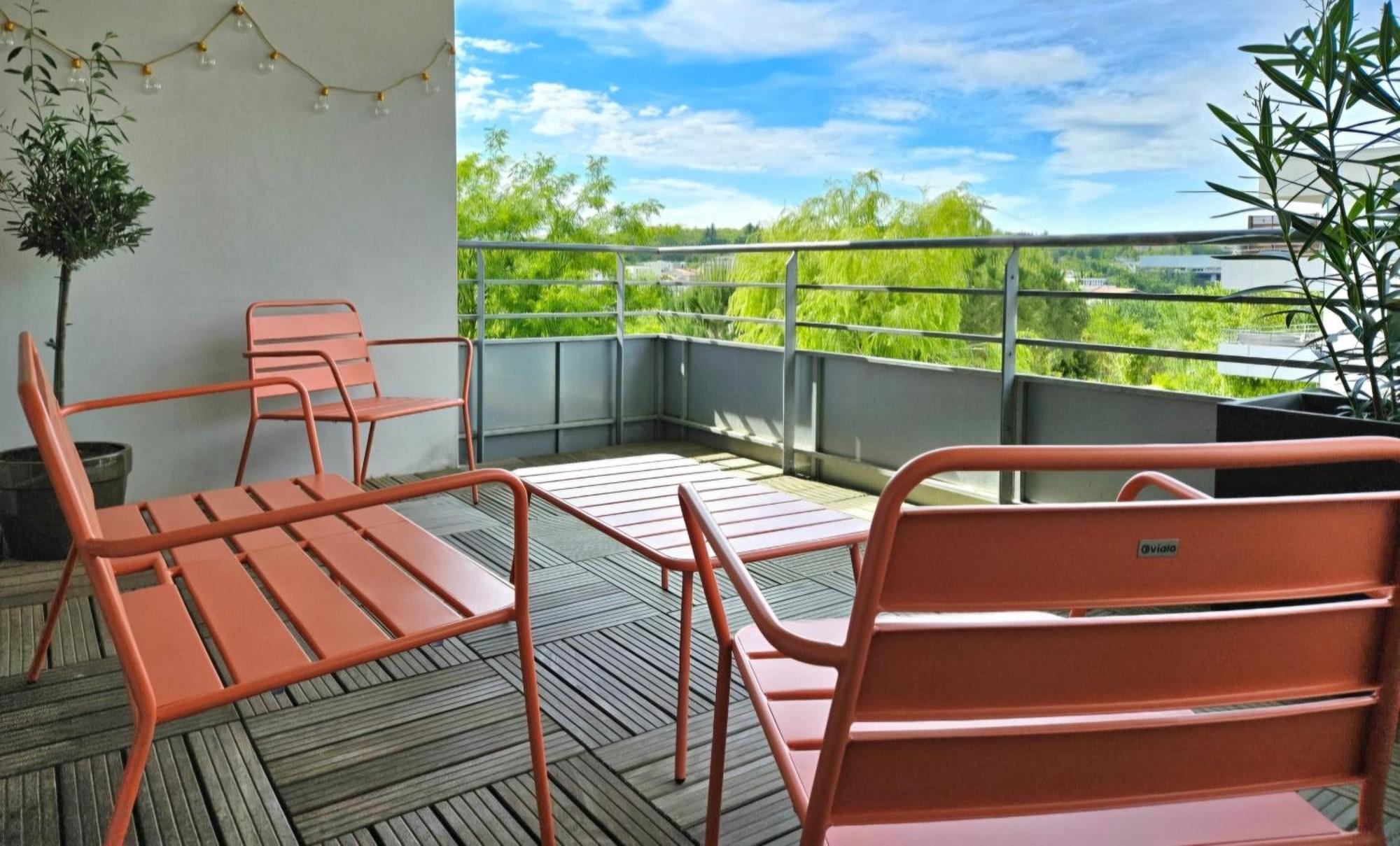 T3 Universites & Hospitals - Havre De Paix Pres Toulouse - Parking - Terrasse Extérieur photo